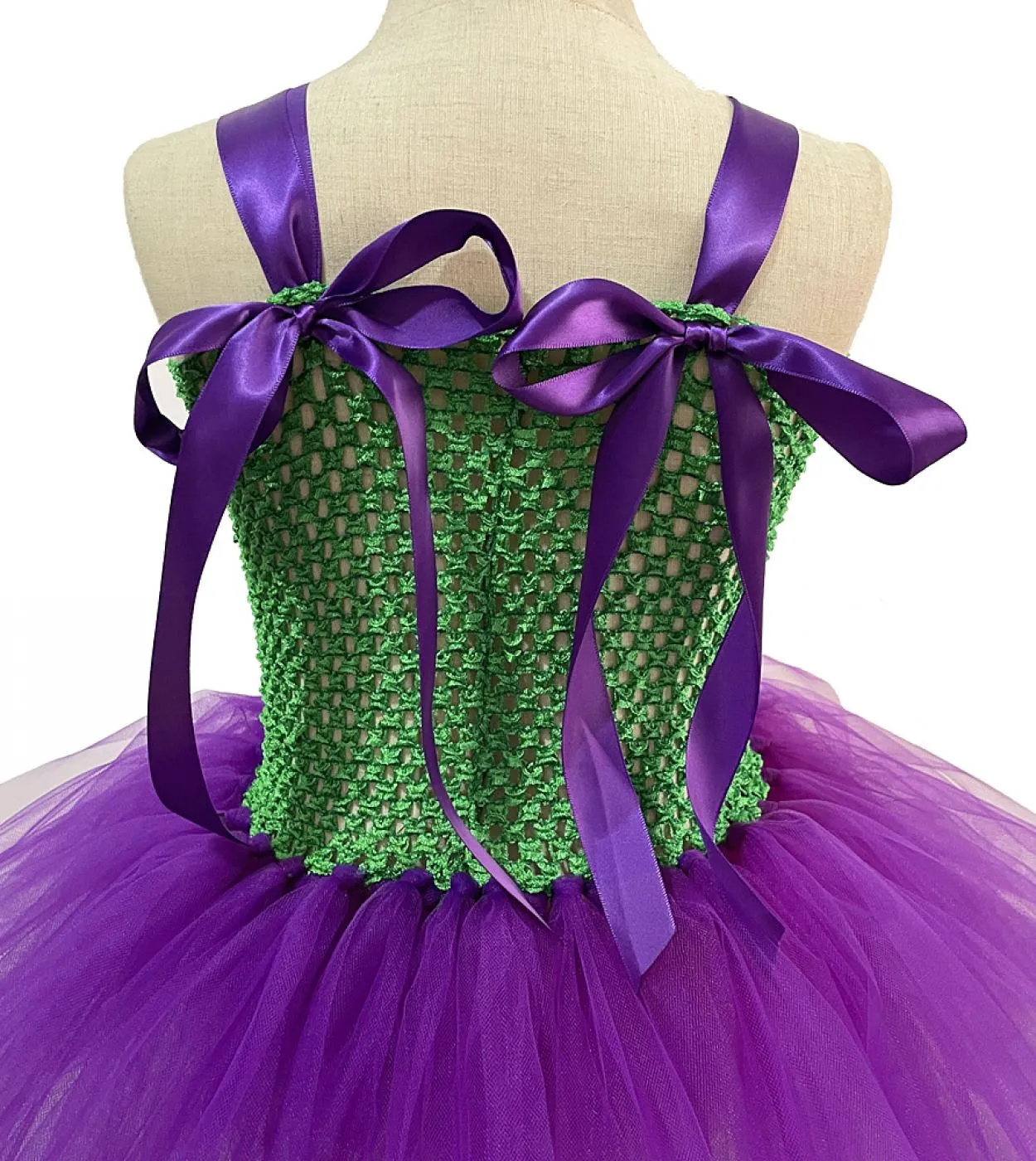 Abito tutu verde Hulk per neonate Costume cosplay di Halloween per bambini Abiti da principessa supereroi Bambini Tulle Outfit