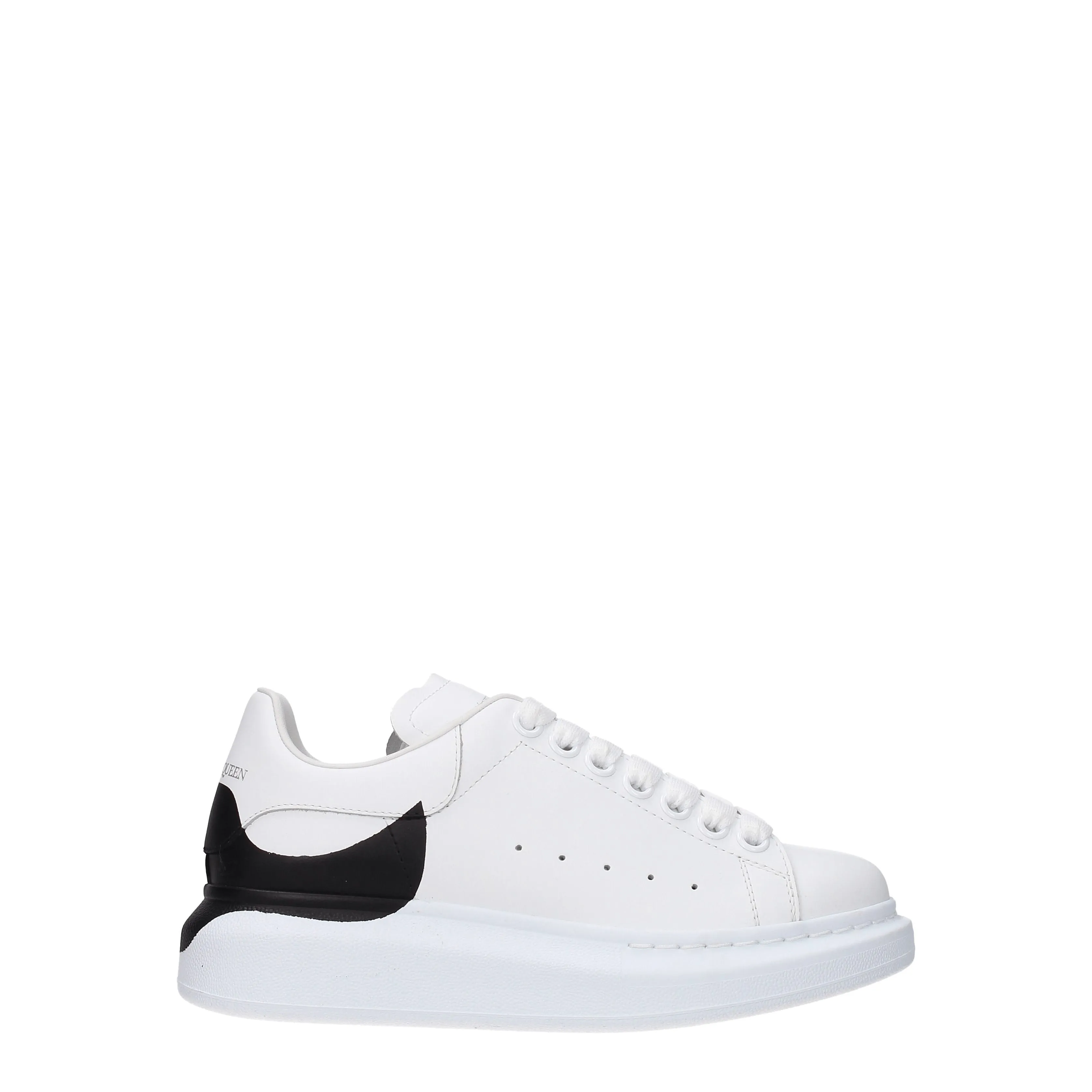 Alexander McQueen Sneakers Oversize Donna Pelle Bianco/Nero