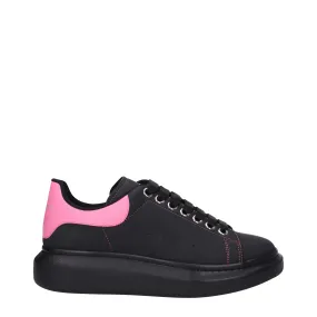 Alexander McQueen Sneakers Oversize Uomo Pelle Gommata Nero