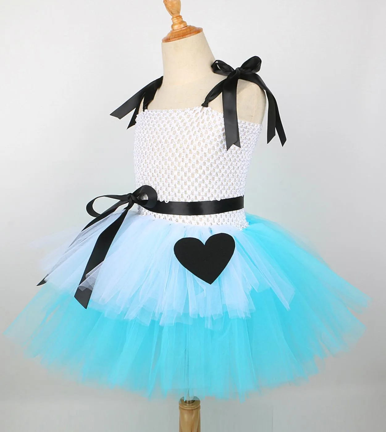 Alice Lolita Tutu Dress For Girls Costume di Halloween per bambini Abiti da principessa di compleanno Baby Girl Cosplay Outfit B