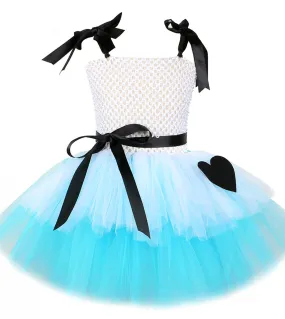 Alice Lolita Tutu Dress For Girls Costume di Halloween per bambini Abiti da principessa di compleanno Baby Girl Cosplay Outfit B