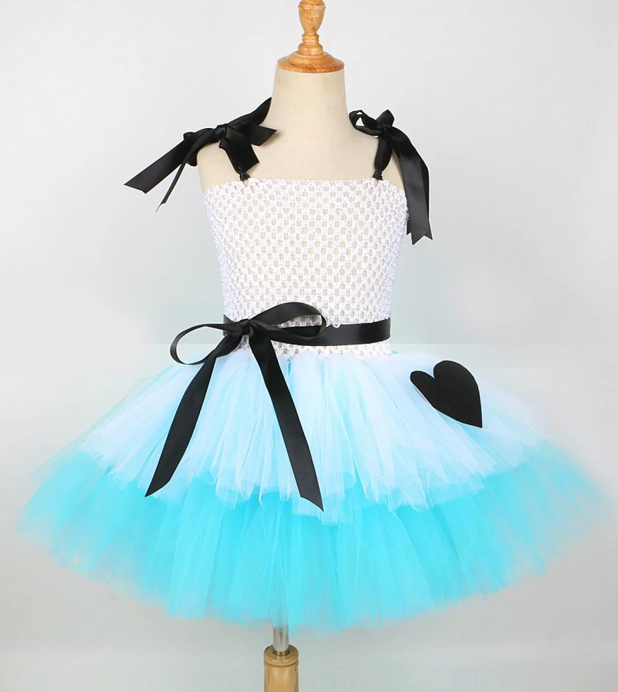 Alice Lolita Tutu Dress For Girls Costume di Halloween per bambini Abiti da principessa di compleanno Baby Girl Cosplay Outfit B