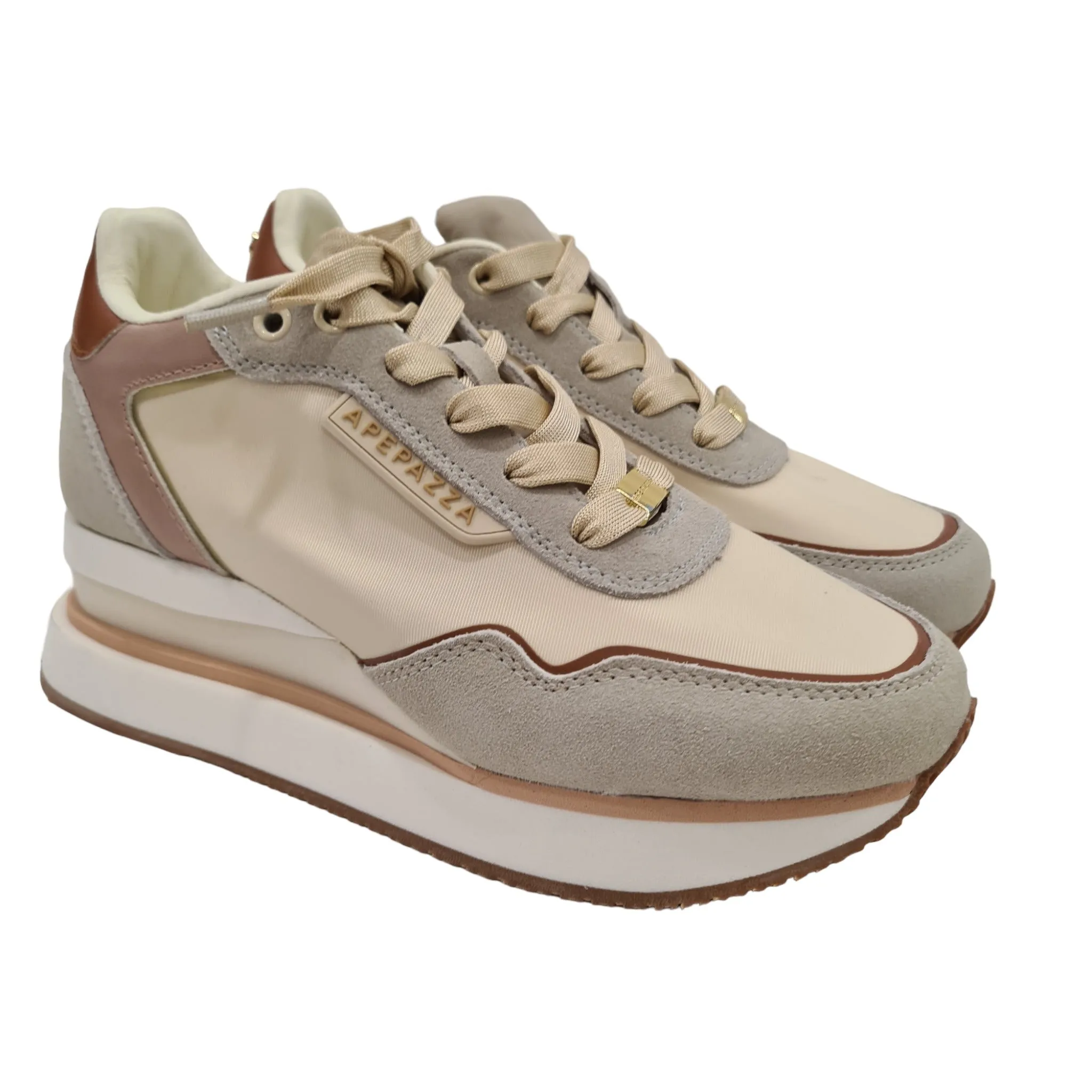 Apepazza Sneakers Donna Crema rif.684