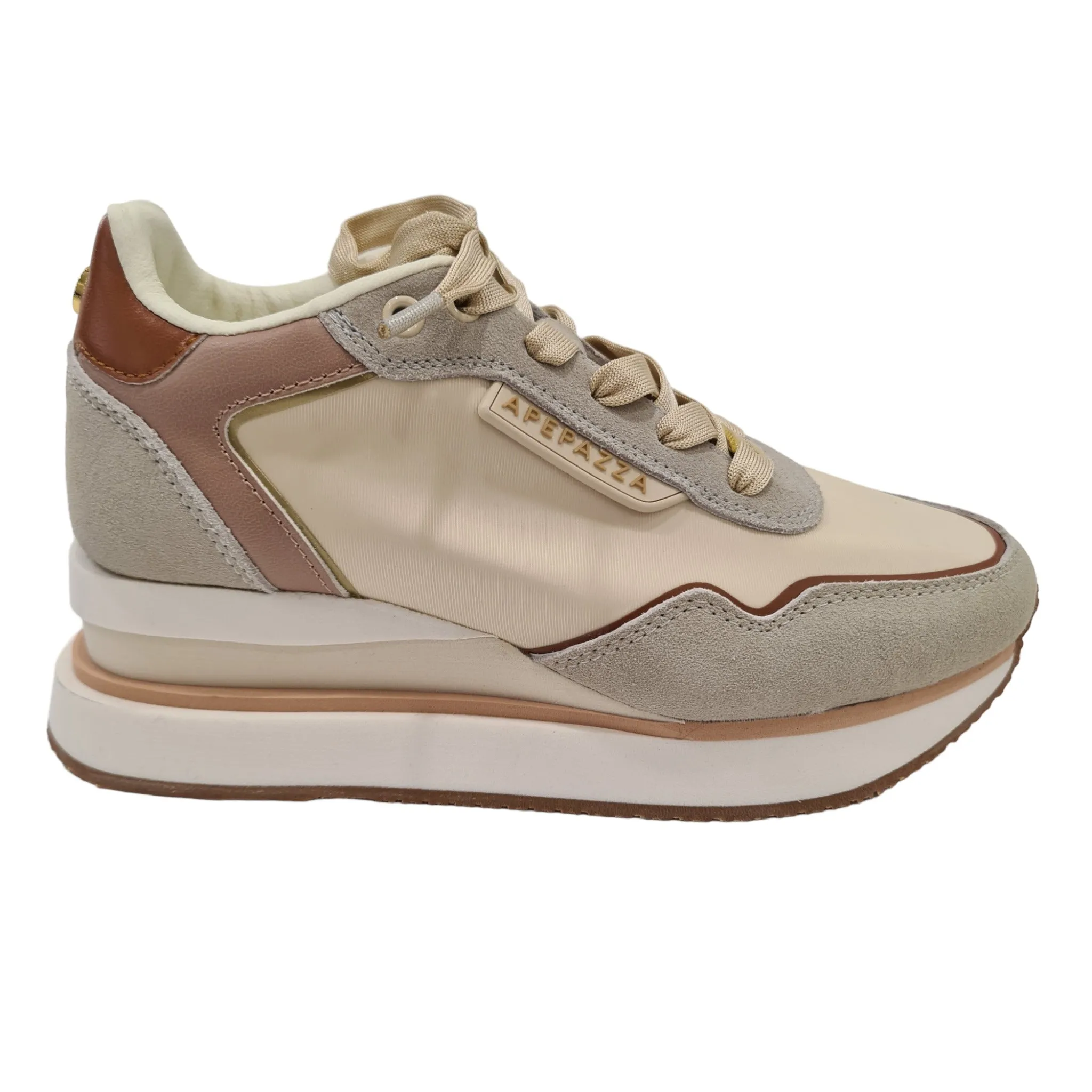 Apepazza Sneakers Donna Crema rif.684