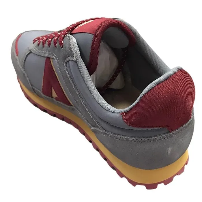 ASFVLT men's sneakers Chase CHA009 grey-burgundy