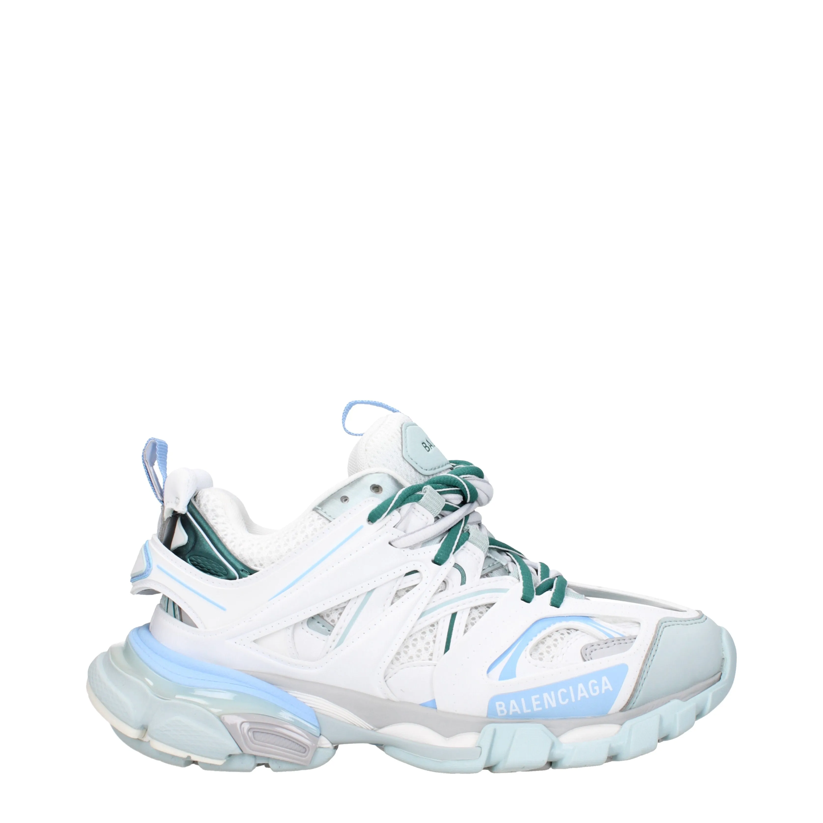 Balenciaga Sneakers Track Donna Pelle Bianco/Celeste