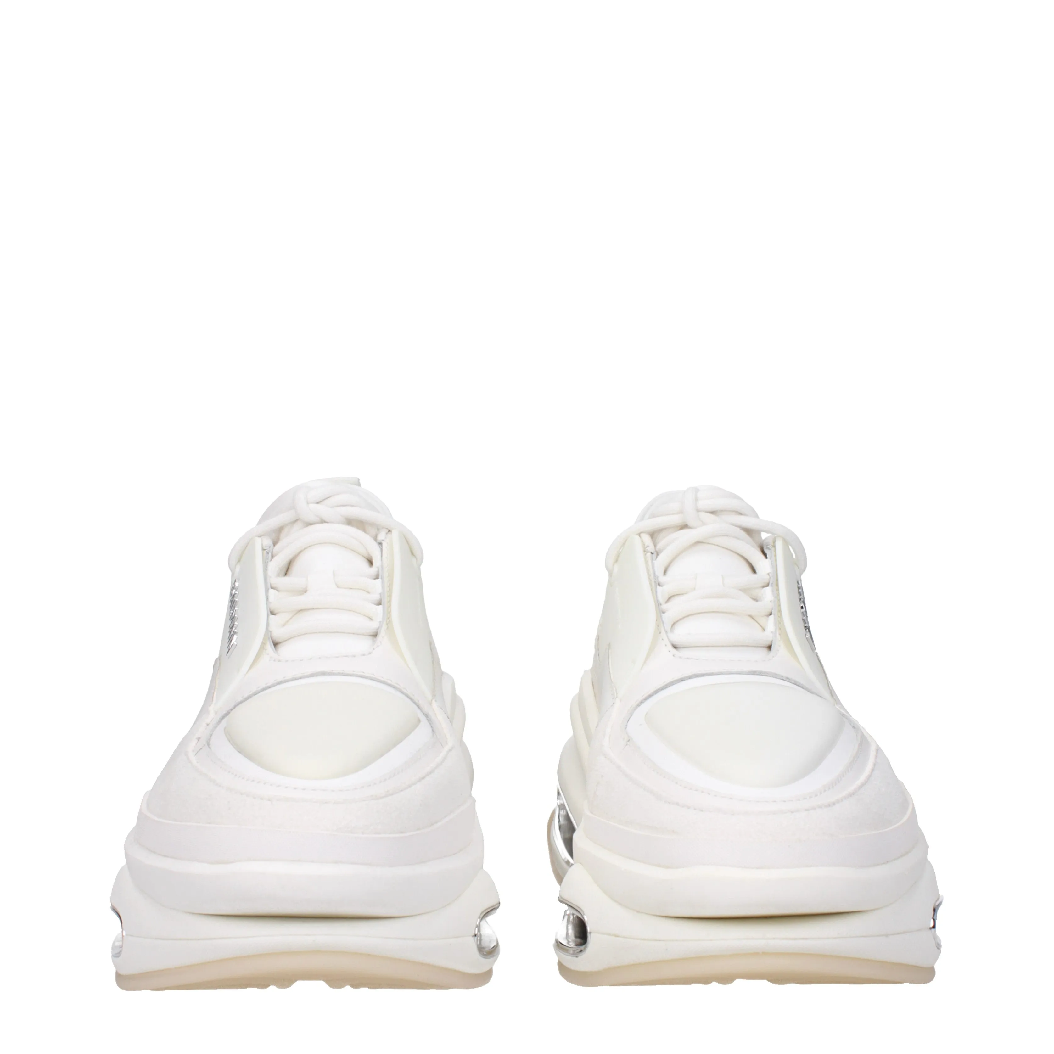 Balmain Sneakers Uomo Camoscio Bianco