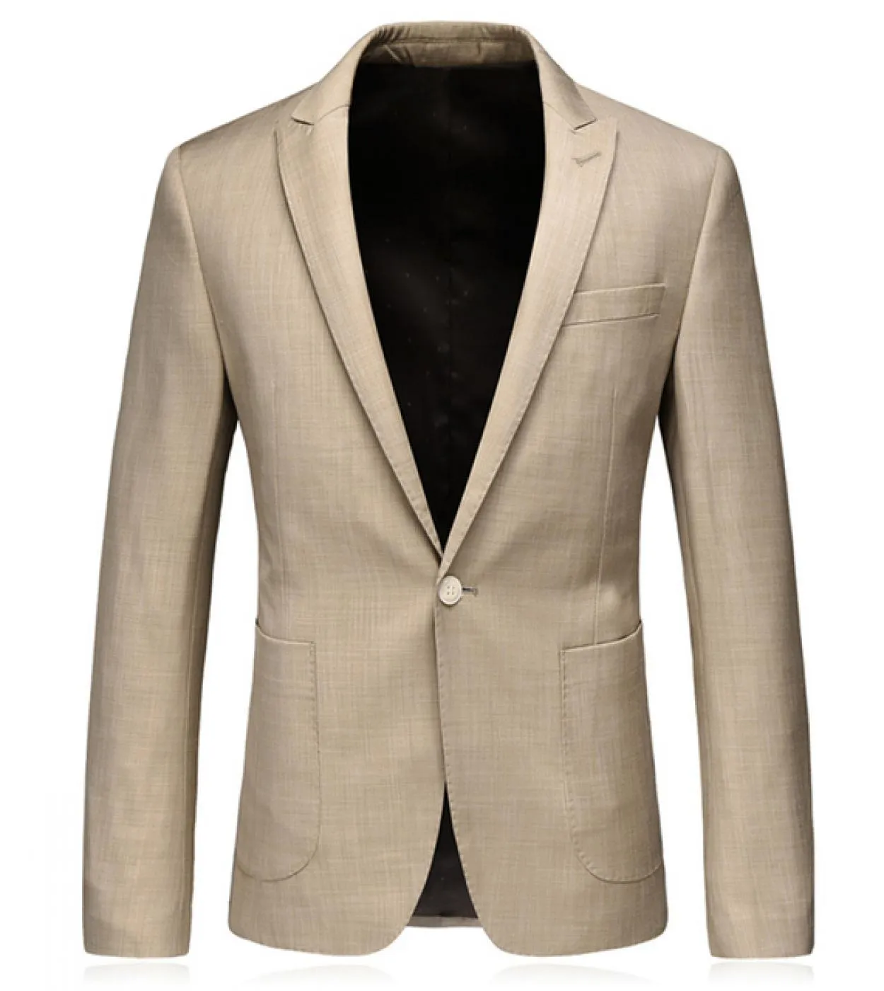 Blazer kaki Uomo Primavera Giacca da uomo casual da uomo di alta qualità Elegante un bottone 5xl Business formale Chaqueta Hombr