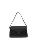 Borsa a tracolla Cuoieria Fiorentina MAIA LARGE FLAP BAG in pelle nero