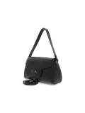 Borsa a tracolla Cuoieria Fiorentina MAIA LARGE FLAP BAG in pelle nero