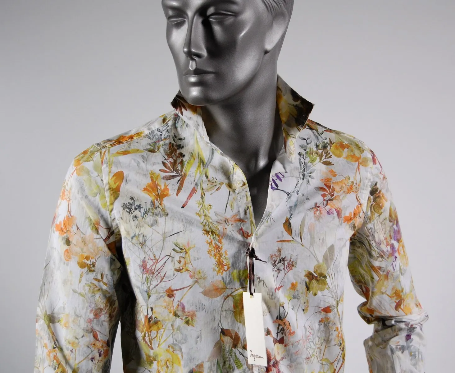 Camicia ingram slim fit fantasia hawaiana