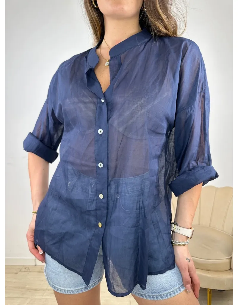 CAMICIA LEMY BLU