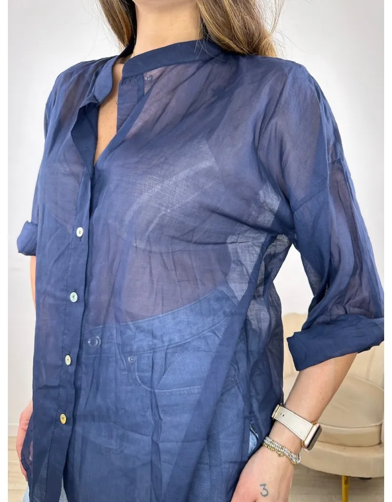 CAMICIA LEMY BLU