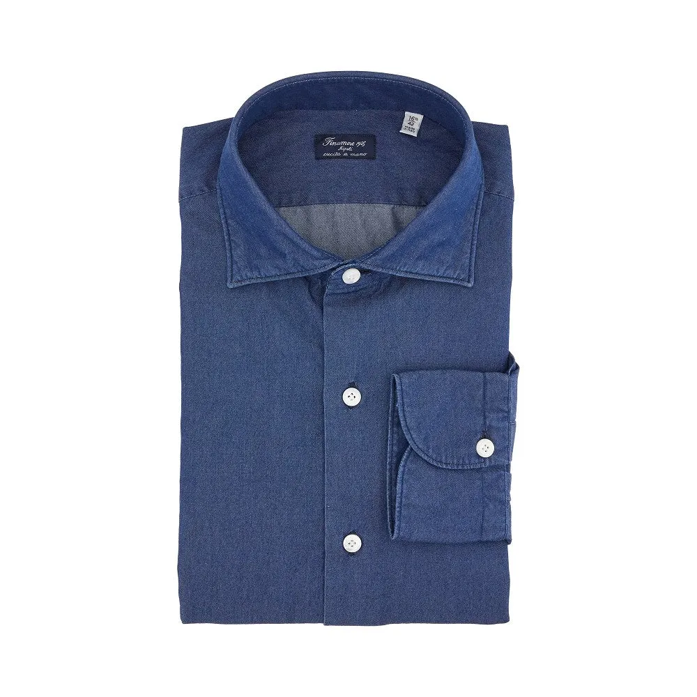 Camicia 'Milano' in denim chambray