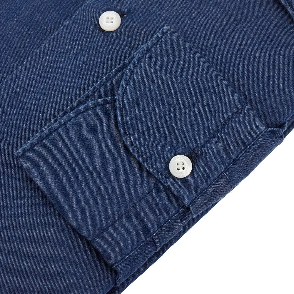 Camicia 'Milano' in denim chambray