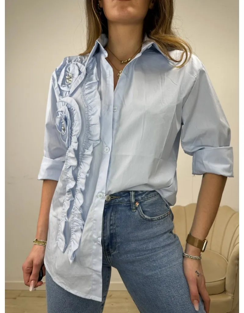 CAMICIA URSULA AZZURRA