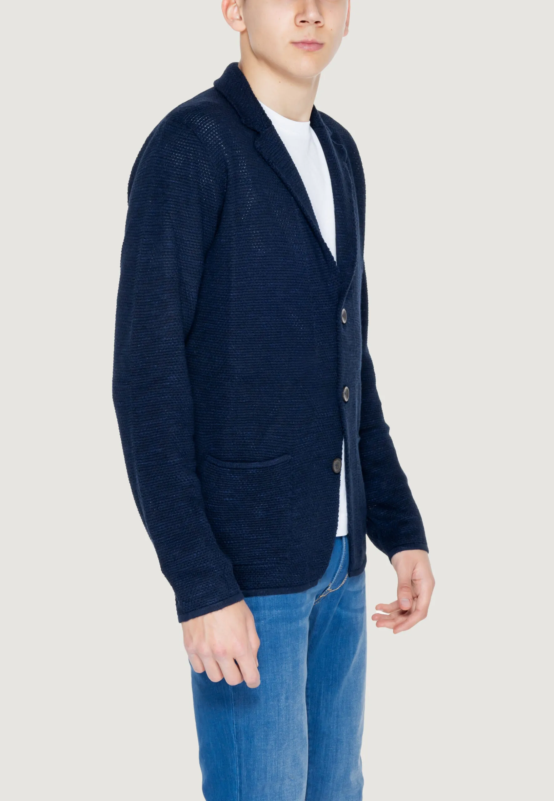 Cardigan Hamaki-ho  Blue scuro