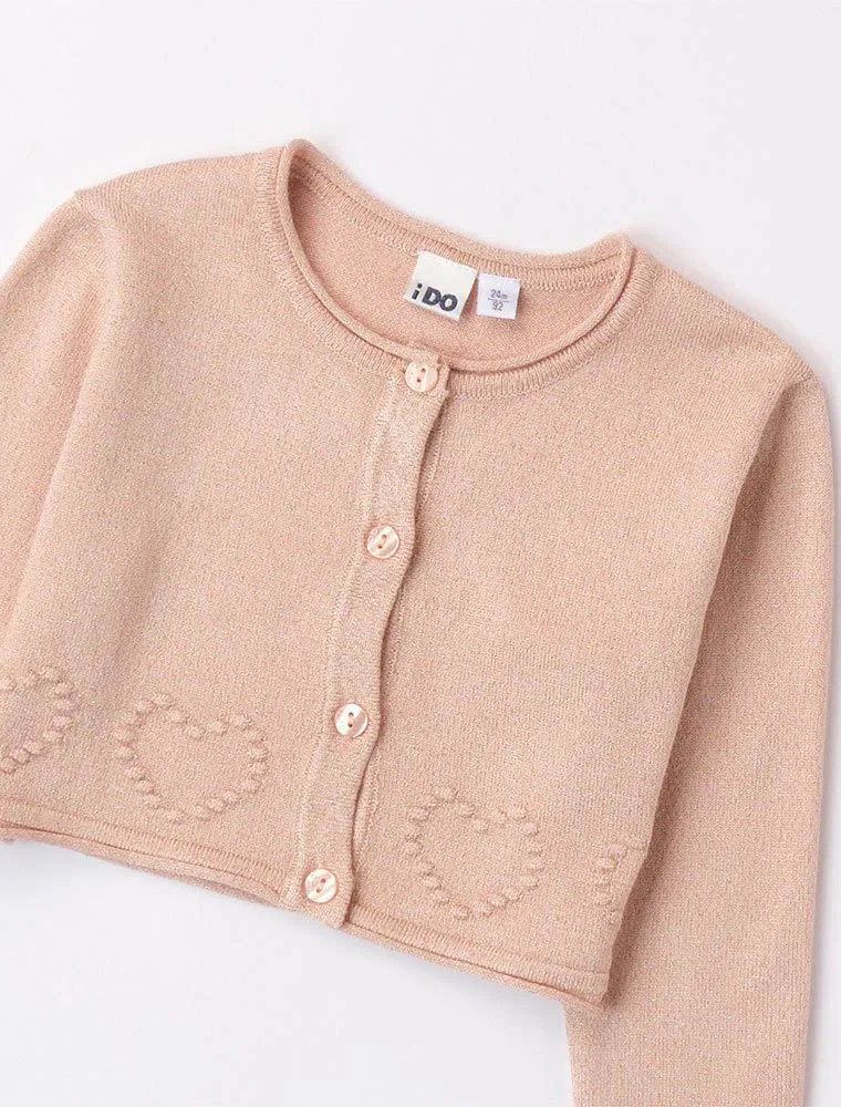 Cardigan I Do - Beige Rosa