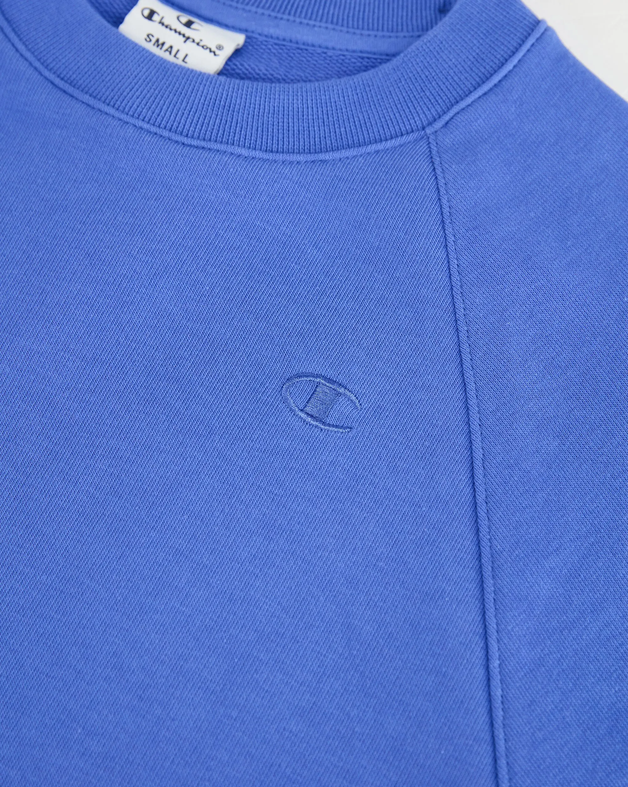 Champion Felpa Leggera Tonal C Logo Blu Donna