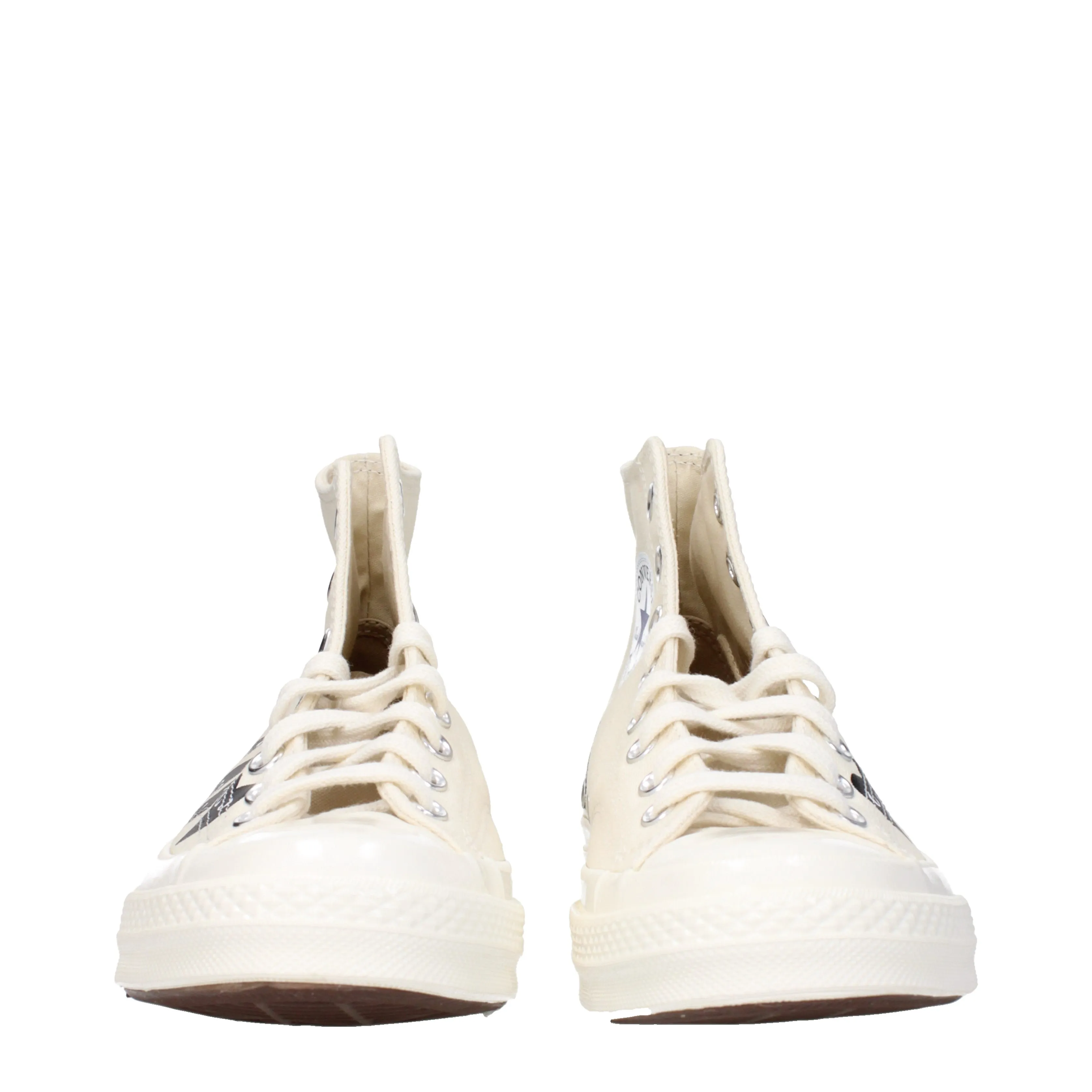 Comme des Garon Sneakers Converse Uomo Tessuto Beige/Nero