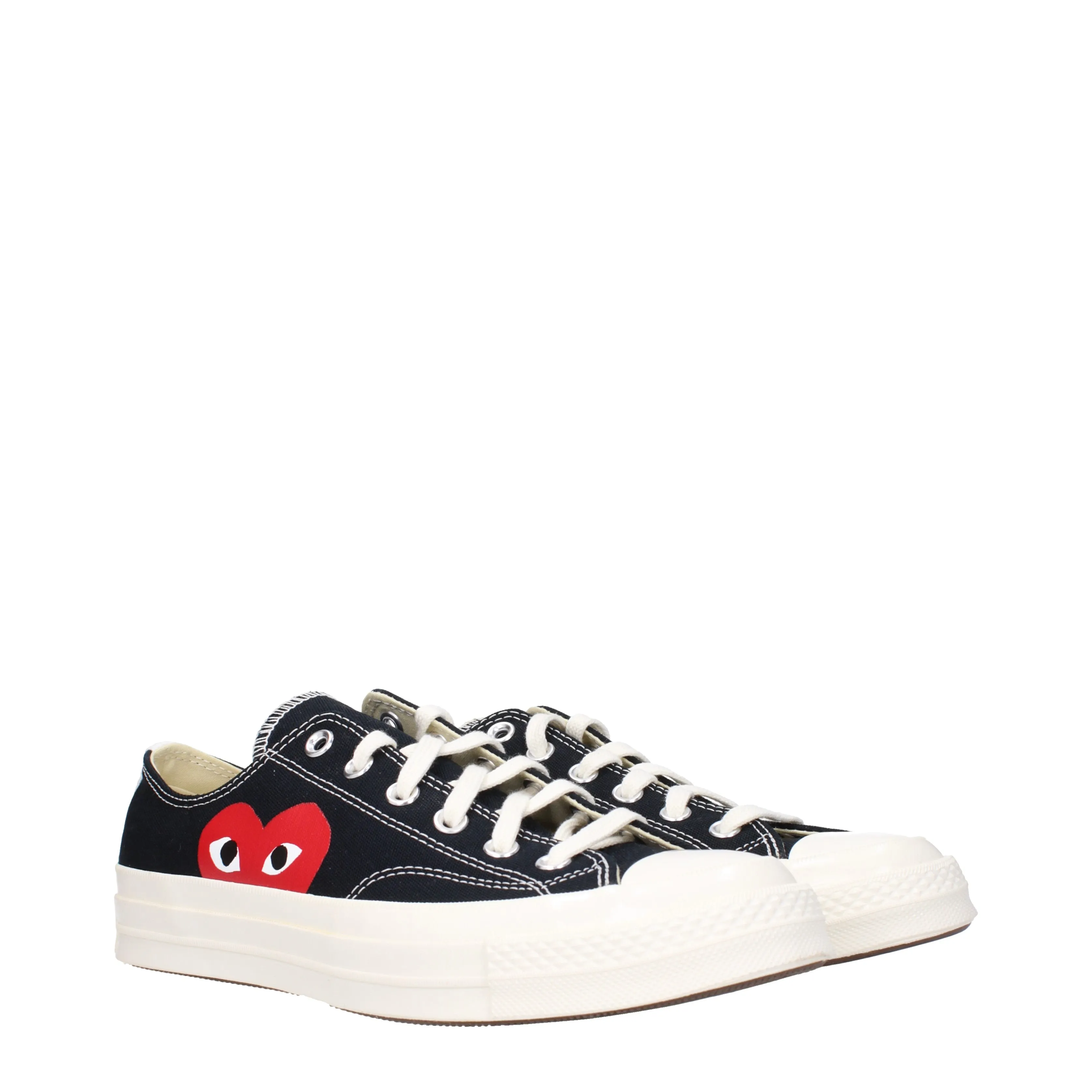 Comme des Garon Sneakers Converse Uomo Tessuto Nero/Rosso