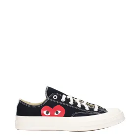 Comme des Garon Sneakers Converse Uomo Tessuto Nero/Rosso