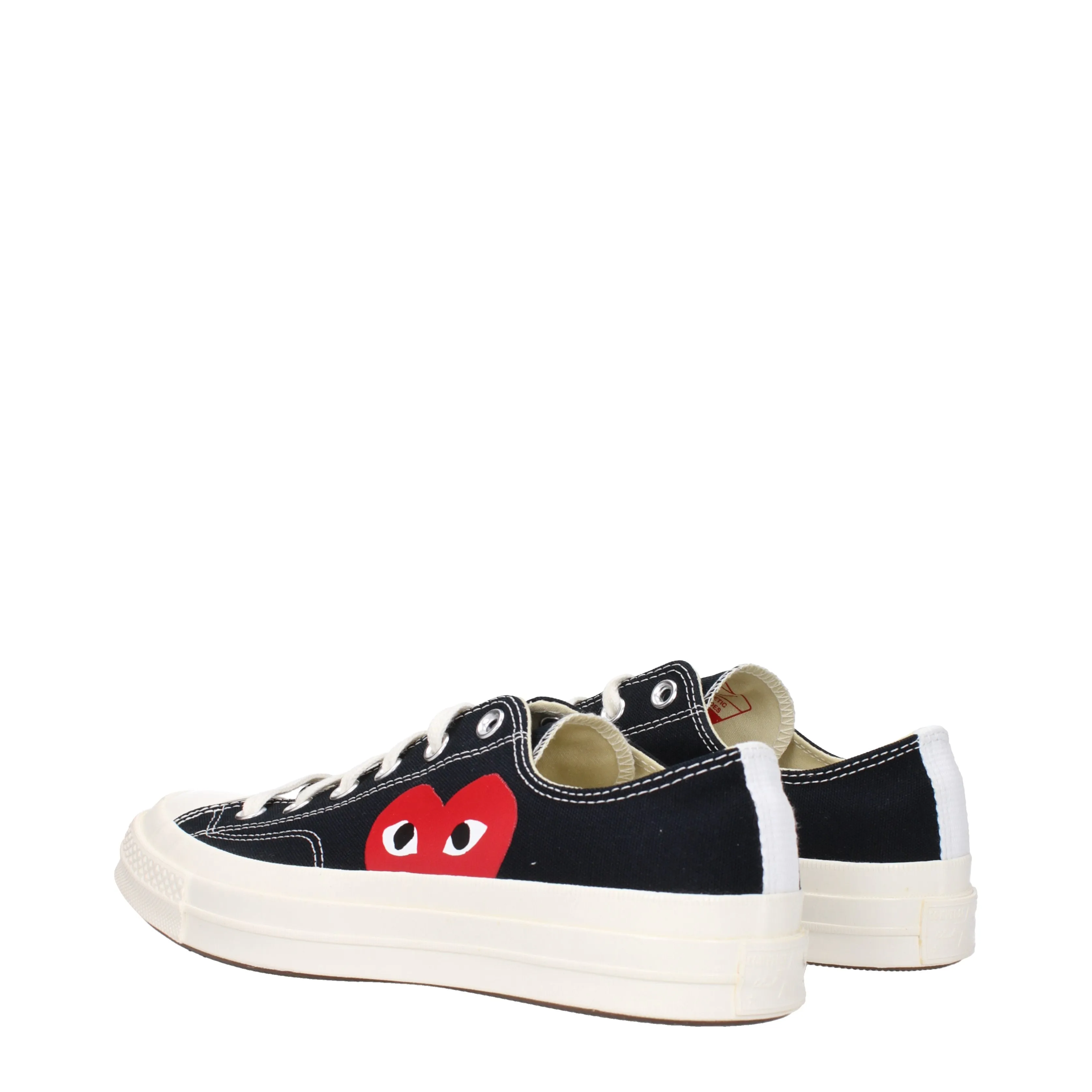 Comme des Garon Sneakers Converse Uomo Tessuto Nero/Rosso