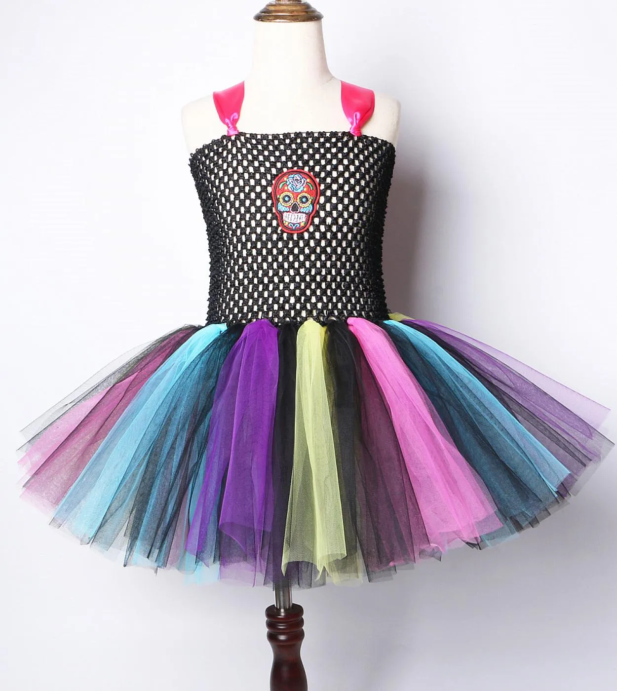 Costume cosplay di Halloween per bambina bambina per bambini Abiti spaventosi per la festa di carnevale Vestito da tutu per bamb