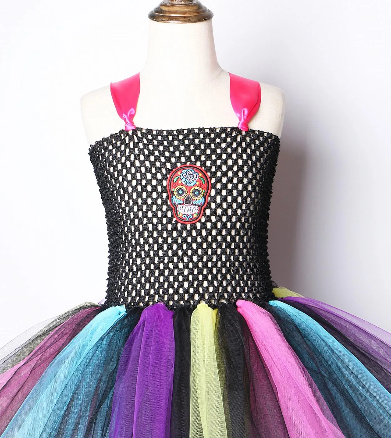 Costume cosplay di Halloween per bambina bambina per bambini Abiti spaventosi per la festa di carnevale Vestito da tutu per bamb