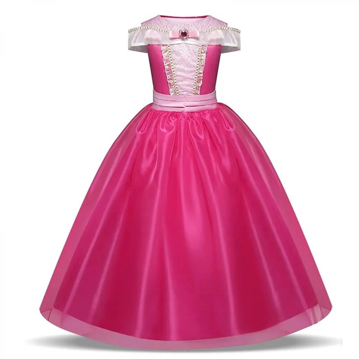 Costume da film per bambini Ragazze Cosplay Abito scozzese rosa Halloween Ragazza rosa vestire abiti da festa di carnevale per 3