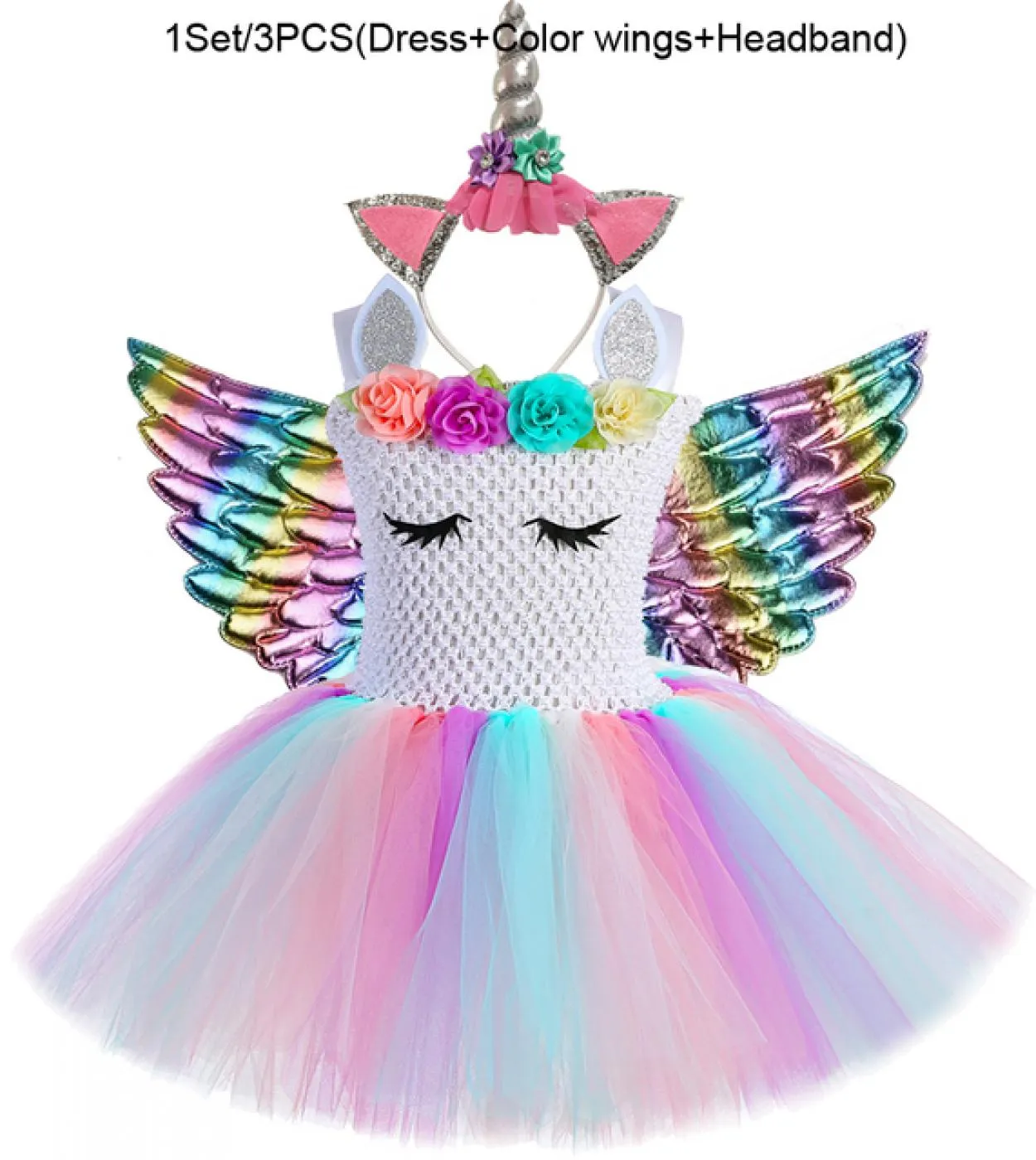 Costume di Halloween Costume da ragazza Abito da unicorno Tutu Abiti da ragazza Abiti casual Abiti casual da ragazza