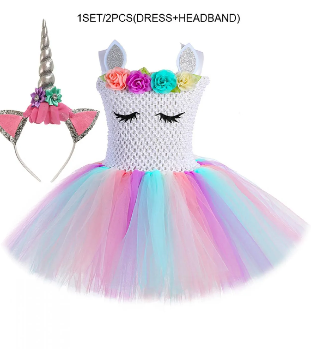 Costume di Halloween Costume da ragazza Abito da unicorno Tutu Abiti da ragazza Abiti casual Abiti casual da ragazza