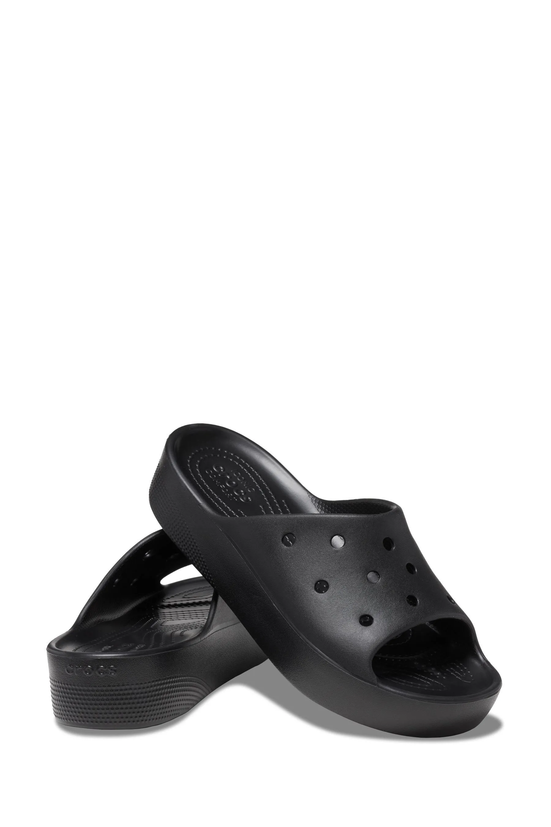 Crocs - Sandali a ciabatte classiche con plateau