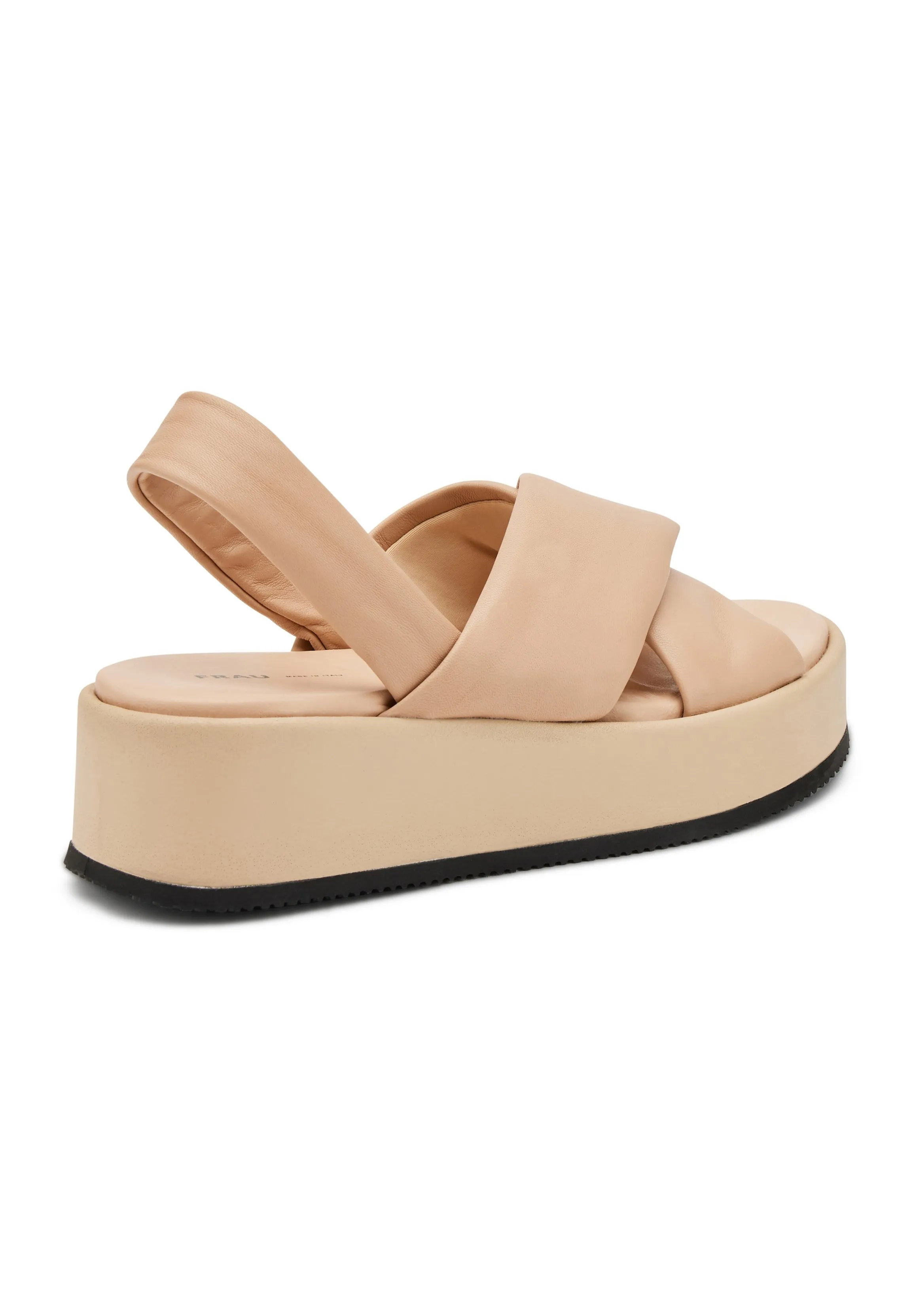 CROSSOVER-STRAP FLATFORM - Sandali con plateau