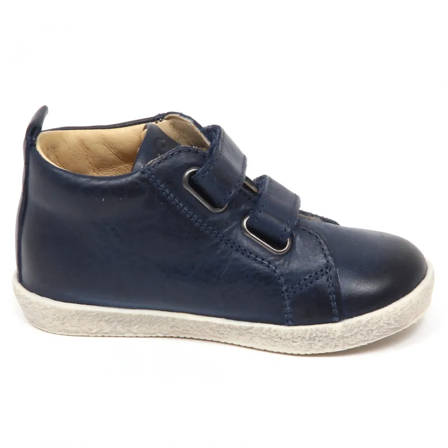 E5984  FALCOTTO scarpe strappi primi passi   blu