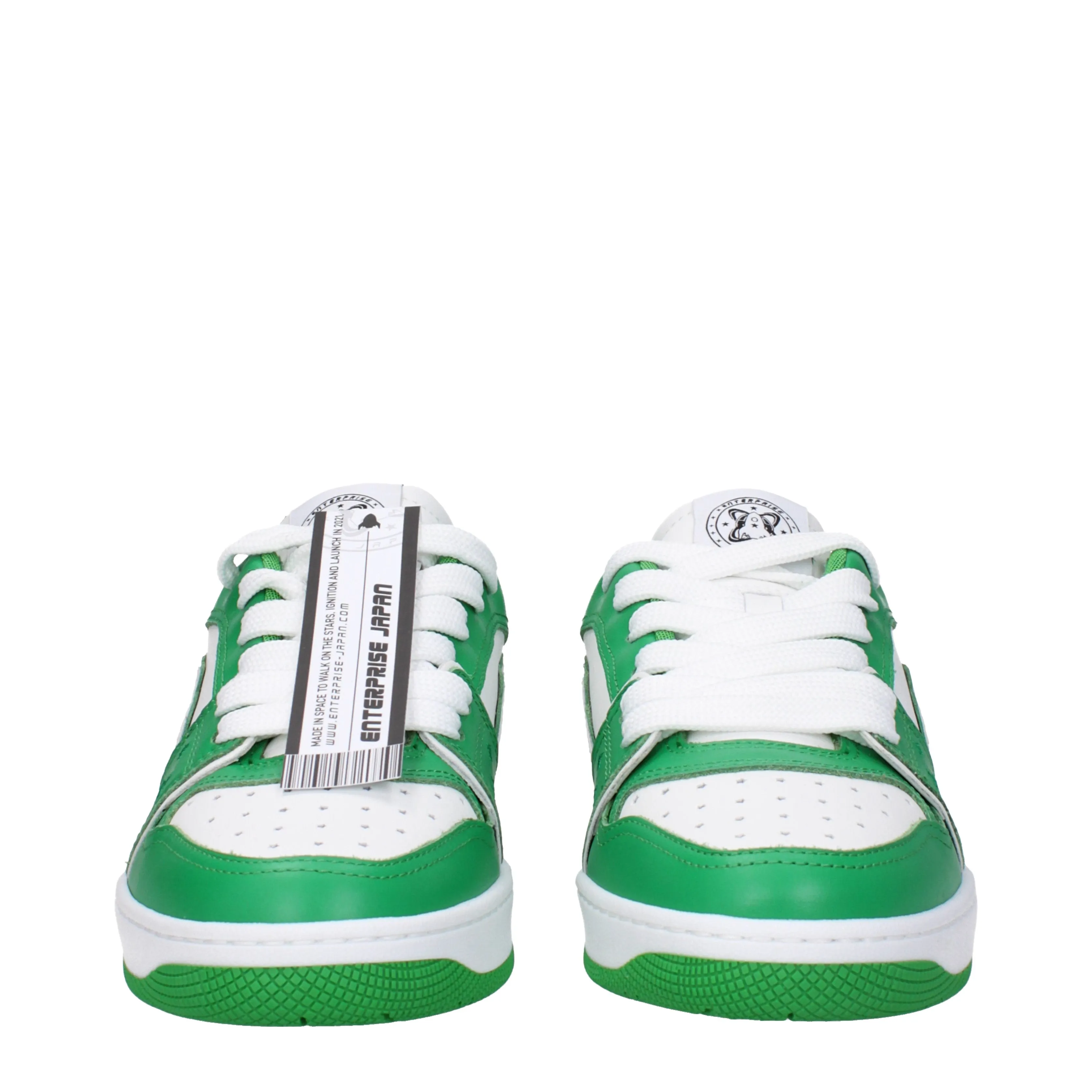 Enterprise Japan Sneakers Rocket Uomo Pelle Verde/Bianco