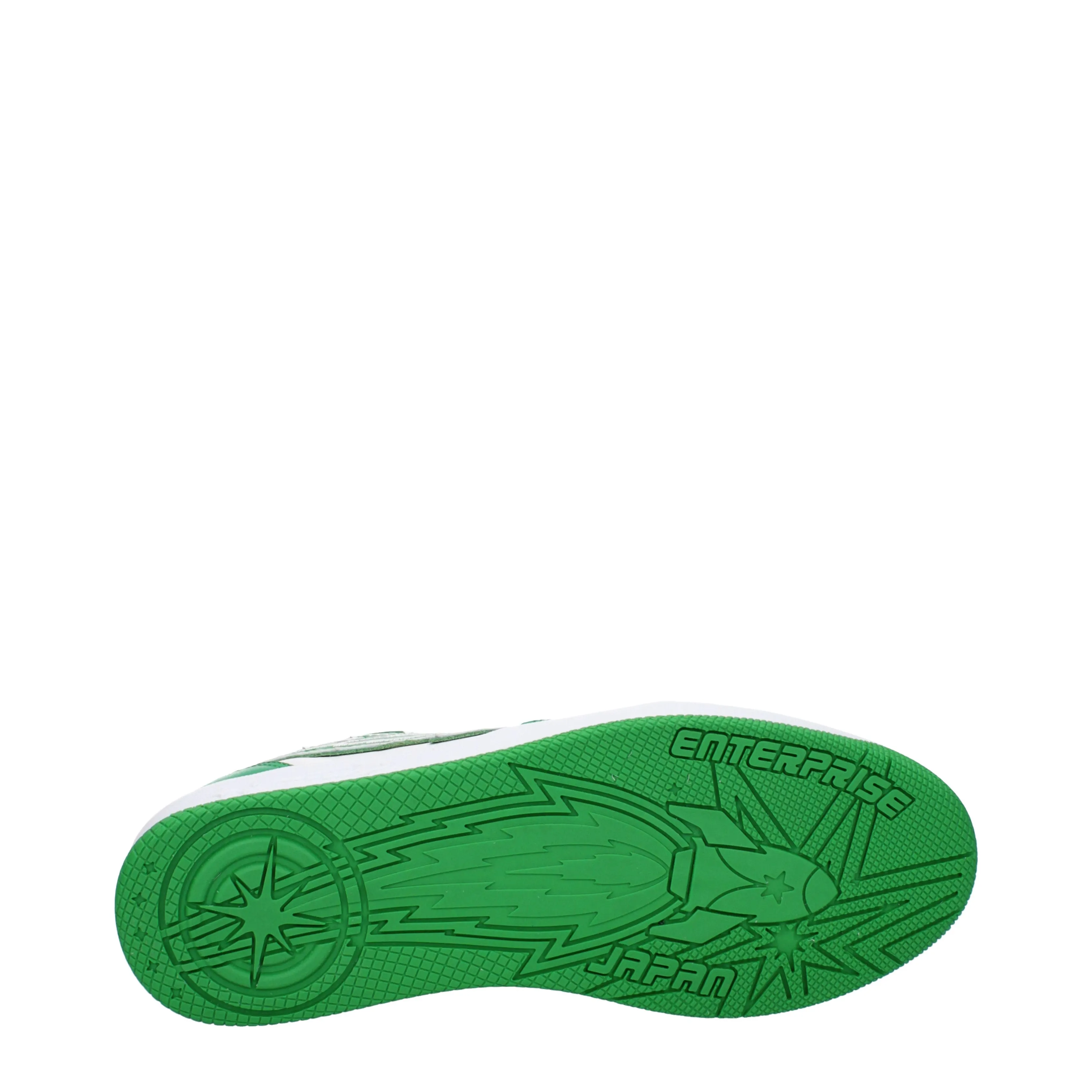 Enterprise Japan Sneakers Rocket Uomo Pelle Verde/Bianco