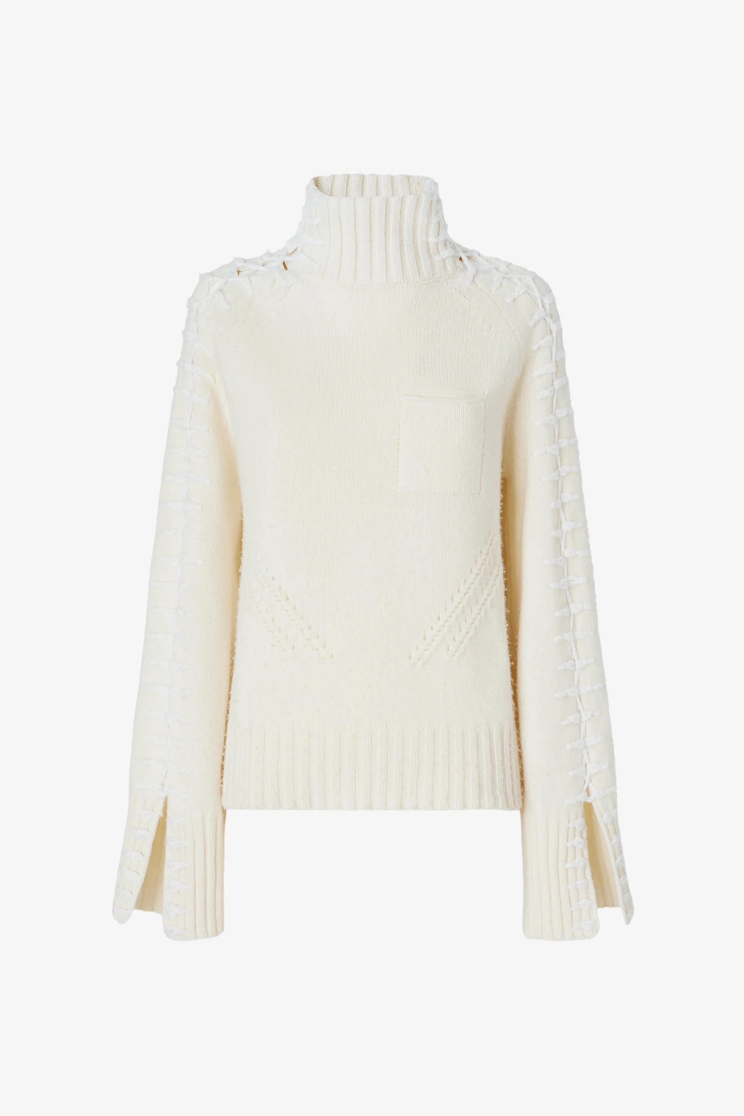 ERMANNO SCERVINO  Maglione in cashmere bianco