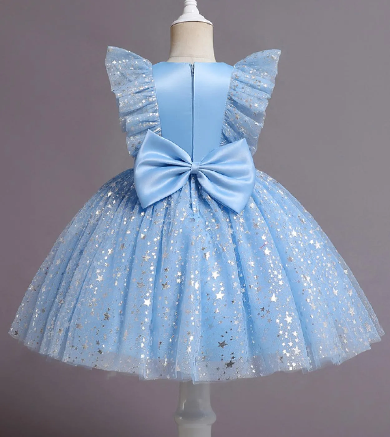 Fancy Baby Girl Tutu Abito Kid Girl Paillettes Lucido Prom Dress Per 1 ° Compleanno Infantile Halloween Natale Carnevale Bow Ve