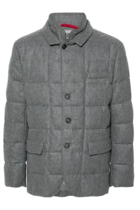 FAY Abbigliamento,Giacche Piumino Double Front Grigio 