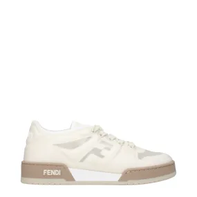 Fendi Sneakers Donna Rete Beige/Avorio