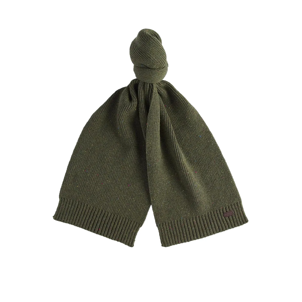 Gift Set Uomo Barbour Cappello+Sciarpa Carlton Fleck Verde