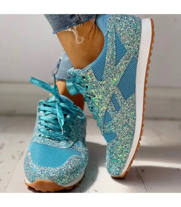 Glitter sneakers