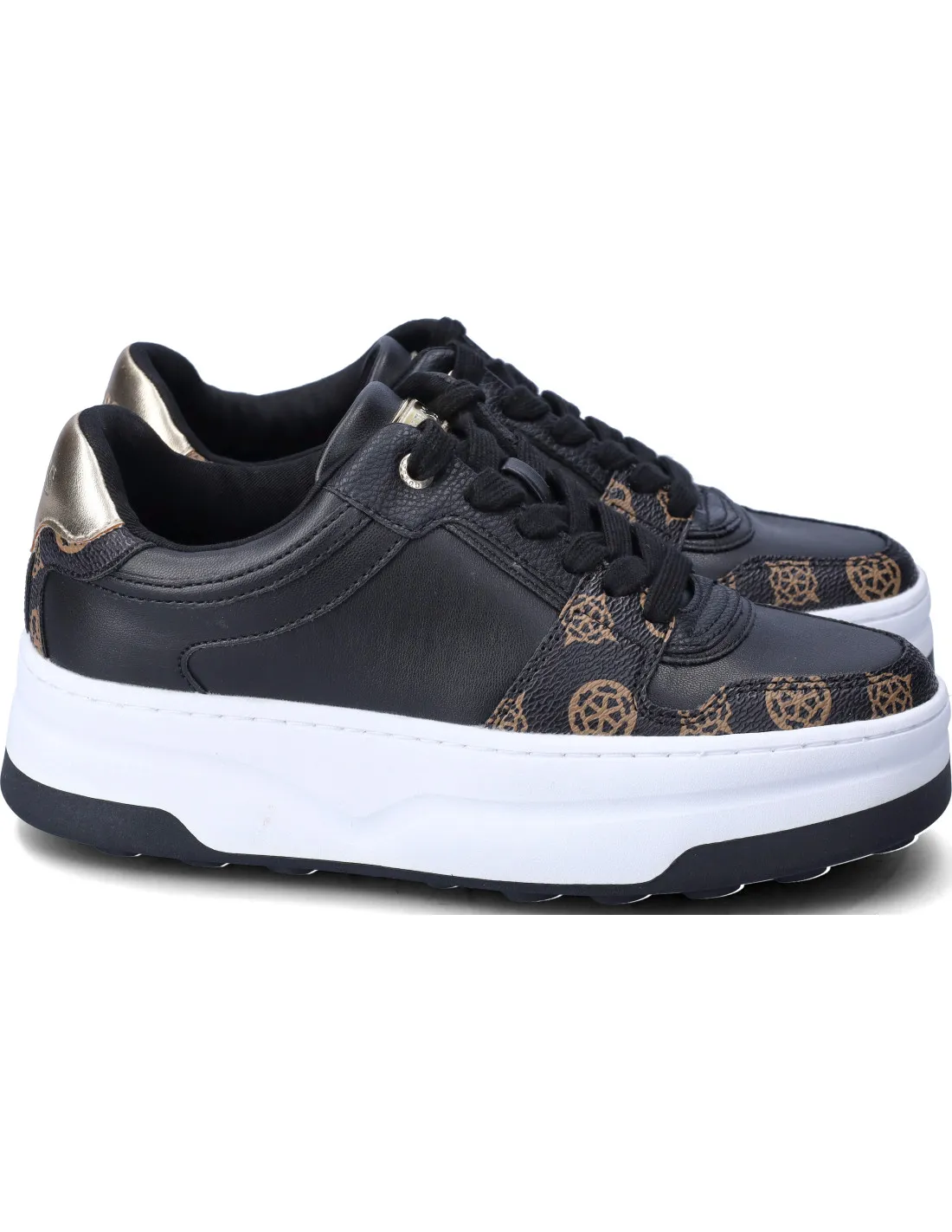 Guess donna sneakers blk-brown