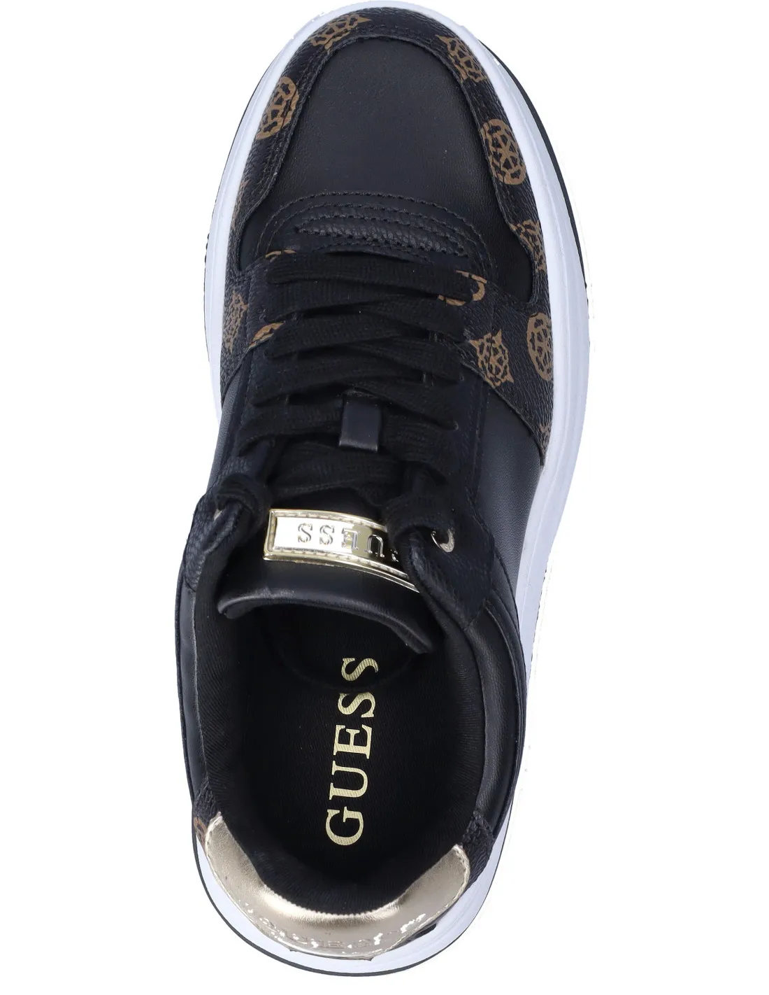 Guess donna sneakers blk-brown