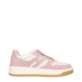 Hogan Sneakers Memory foam Donna Pelle Rosa/Bianco