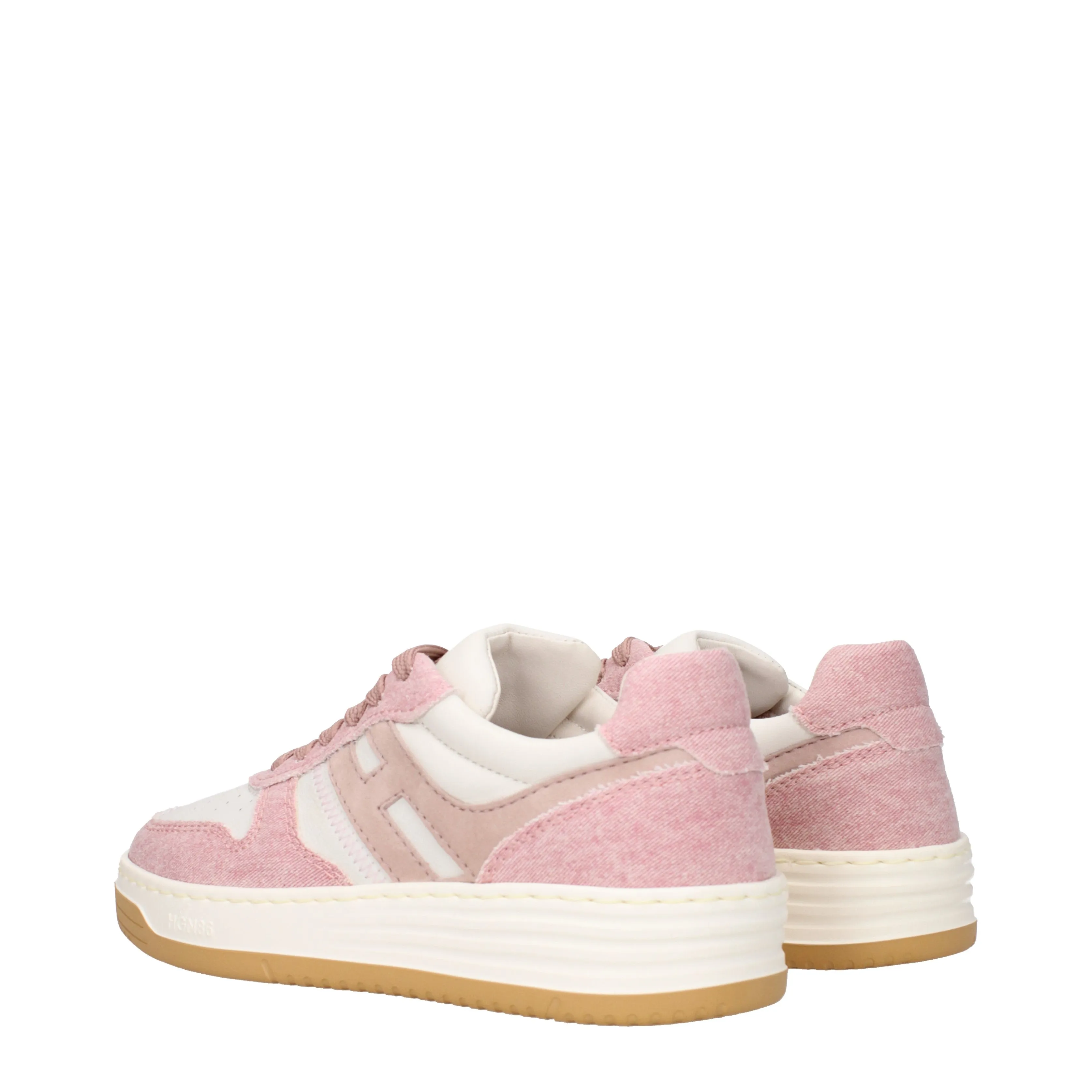 Hogan Sneakers Memory foam Donna Pelle Rosa/Bianco