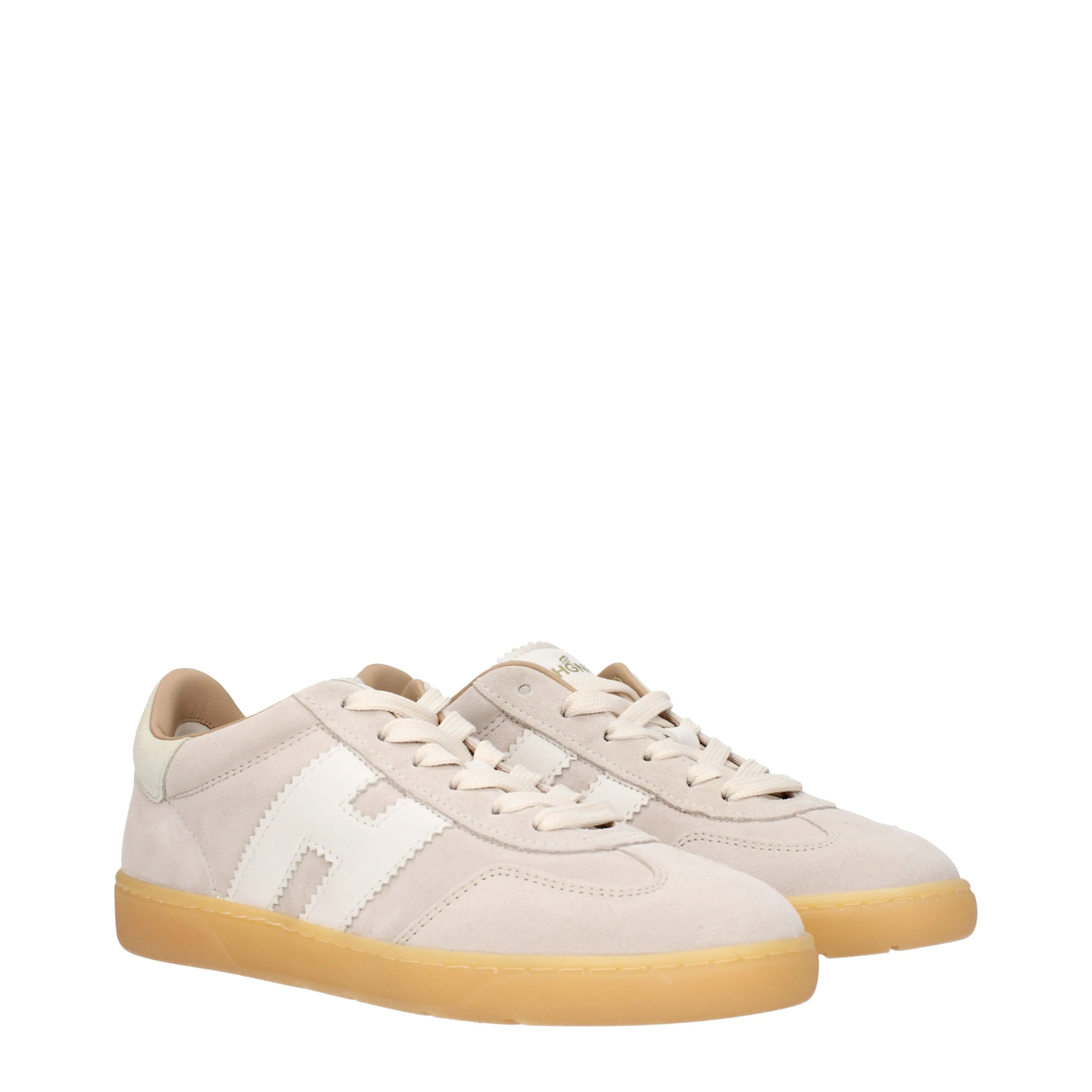 Hogan Sneakers Memoy foam Donna Camoscio Beige