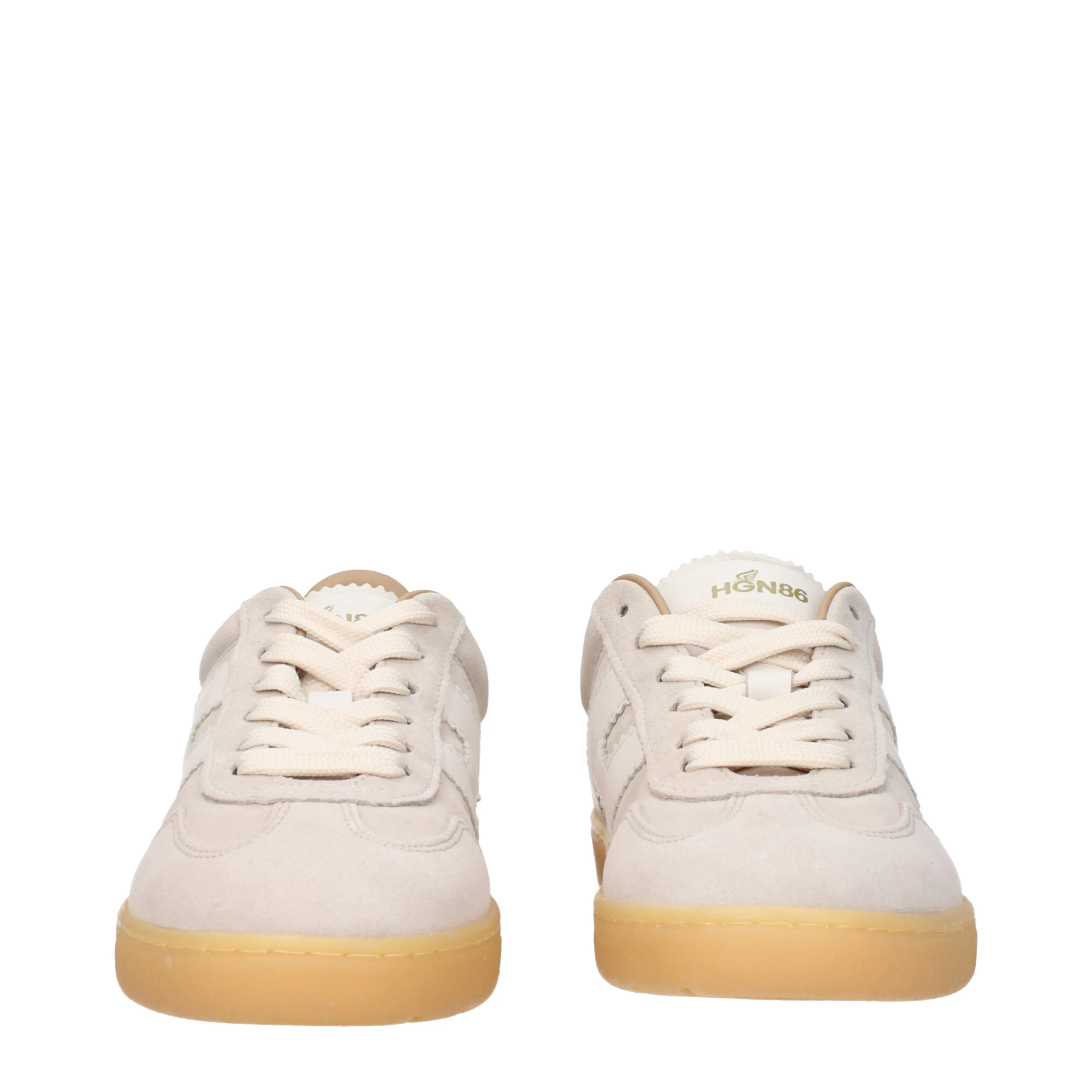 Hogan Sneakers Memoy foam Donna Camoscio Beige