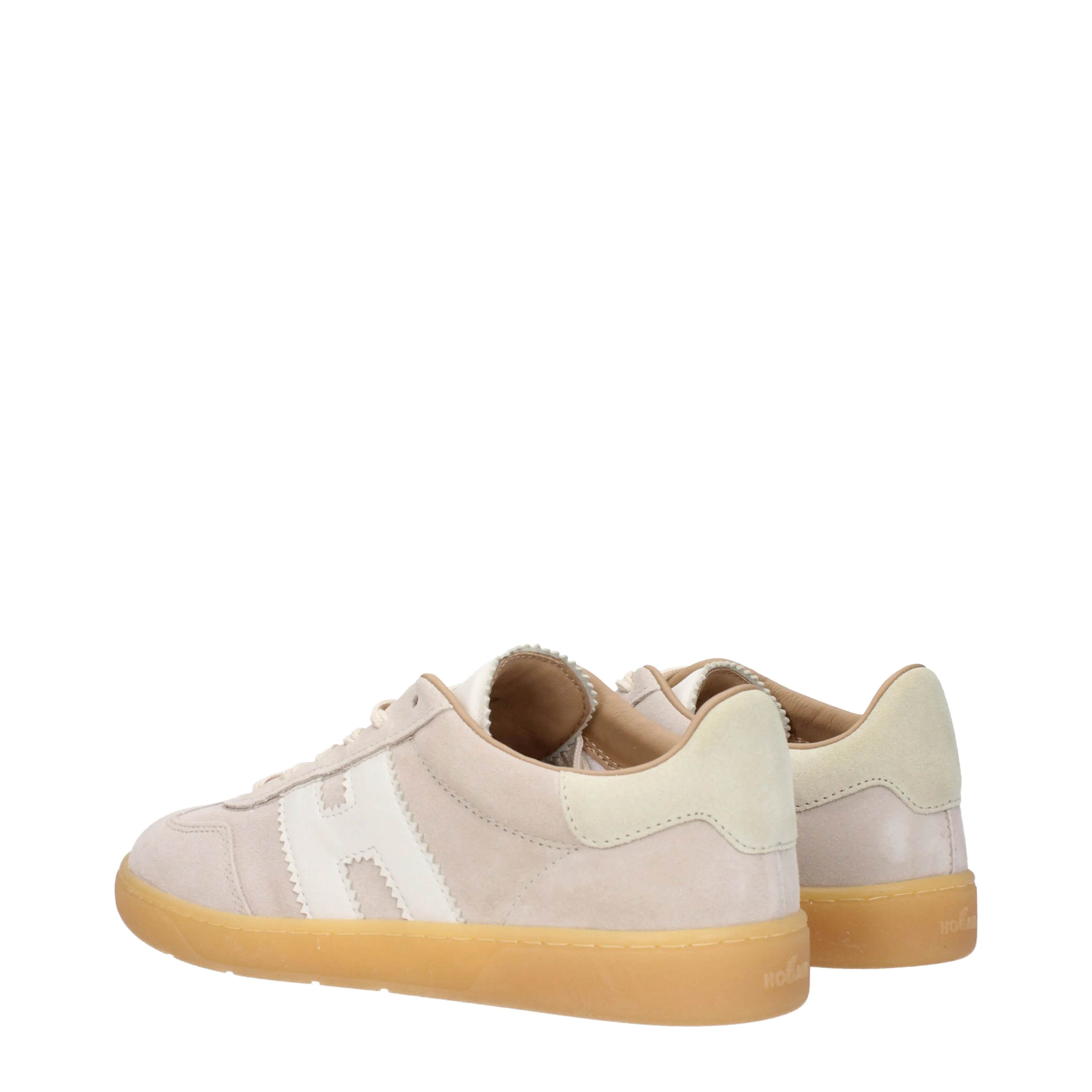 Hogan Sneakers Memoy foam Donna Camoscio Beige